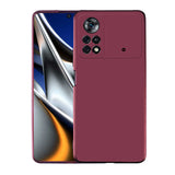 Xiaomi Poco M4 Pro 4G Kılıf Zore Premier Silikon Kapak Mürdüm