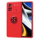 Xiaomi Poco M4 Pro 4G Kılıf Zore Ravel Silikon Kapak Siyah