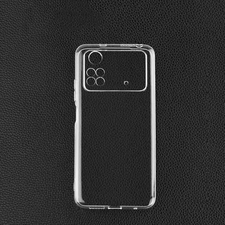 Xiaomi Poco M4 Pro 4G Kılıf Zore Süper Silikon Kapak Renksiz