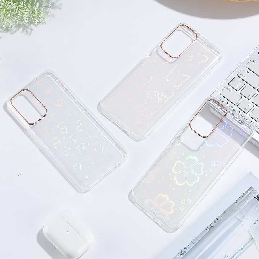 Xiaomi Poco M4 Pro 5G Kılıf Zore Sidney Desenli Sert Kapak Flower No3