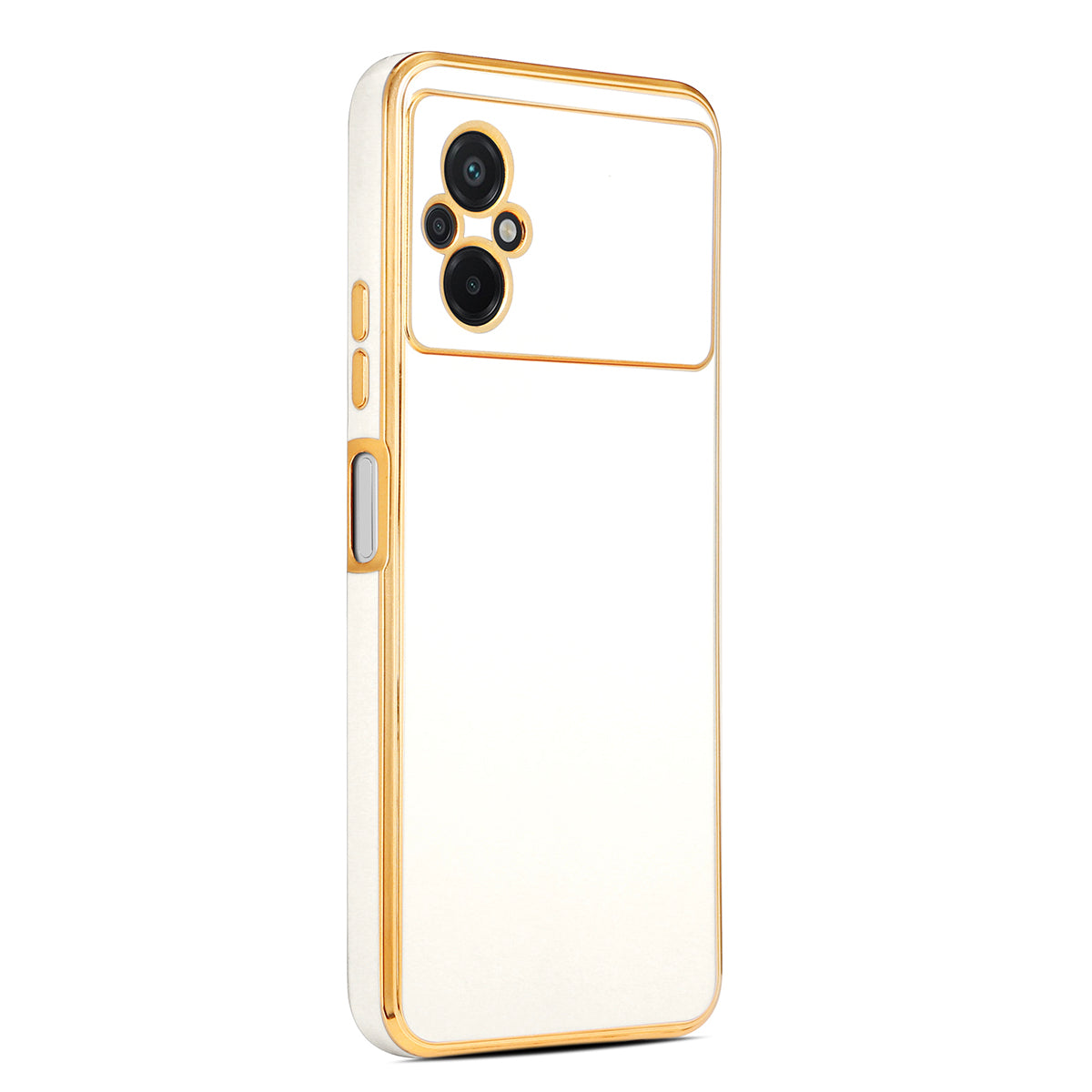 Xiaomi Poco M5 Kılıf Zore Bark Kapak Beyaz