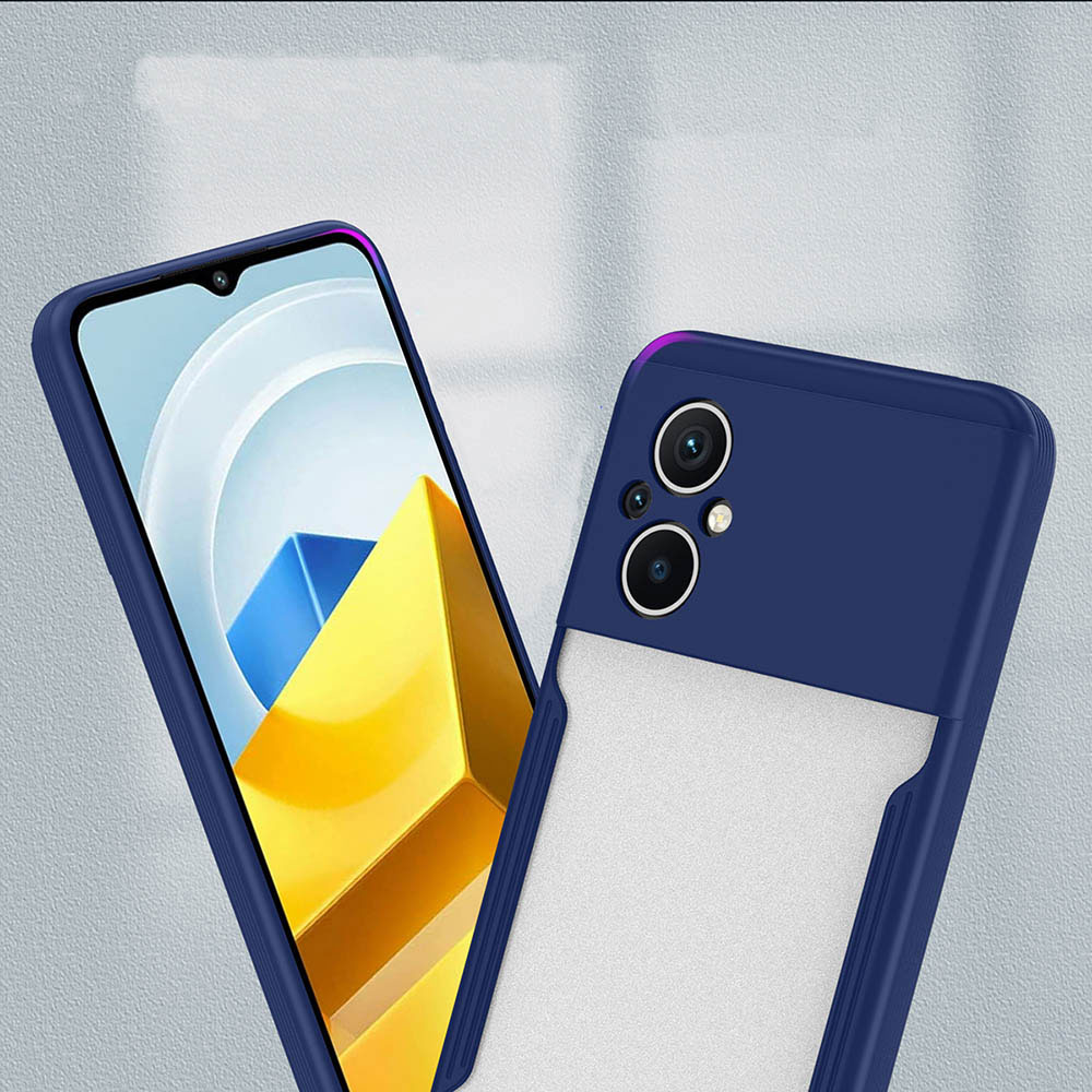 Xiaomi Poco M5 Kılıf Zore Parfe Kapak Mor