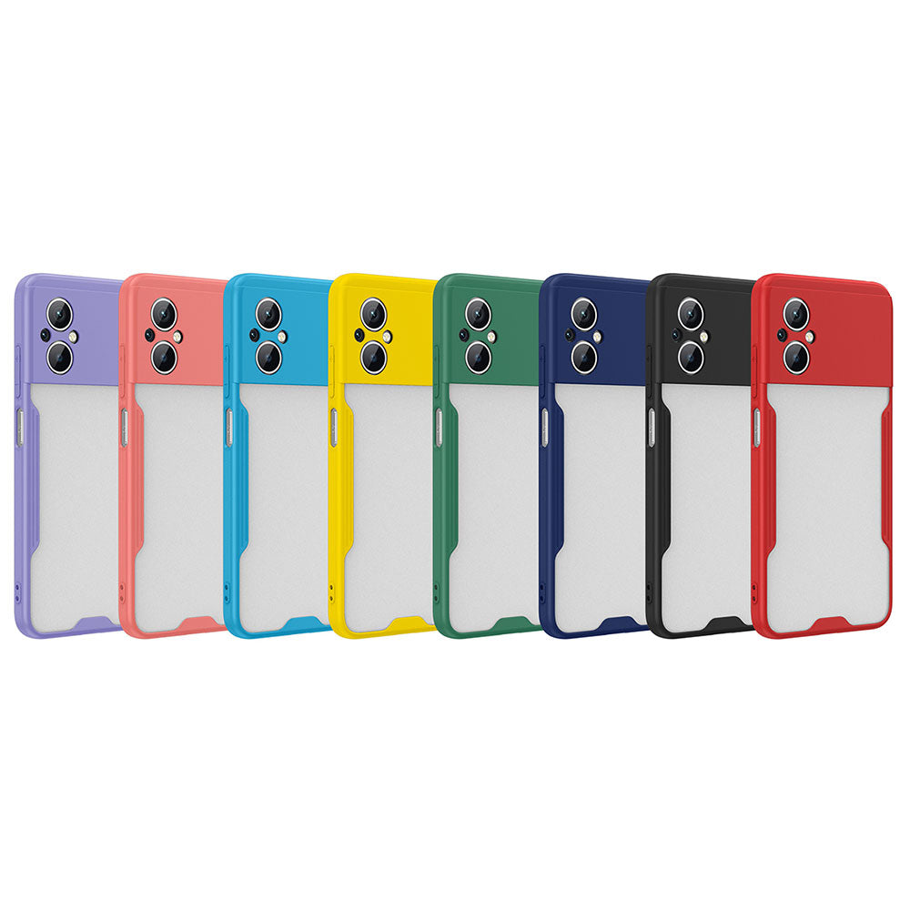Xiaomi Poco M5 Kılıf Zore Parfe Kapak Mor