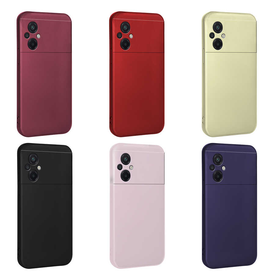 Xiaomi Poco M5 Kılıf Zore Premier Silikon Kapak Siyah