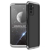 Xiaomi Poco M5S Kılıf Zore Ays Kapak Siyah-Gri