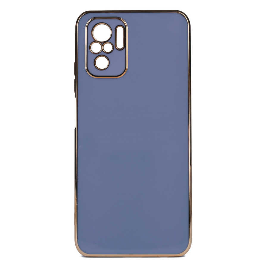 Xiaomi Poco M5S Kılıf Zore Bark Kapak Mavi Açık