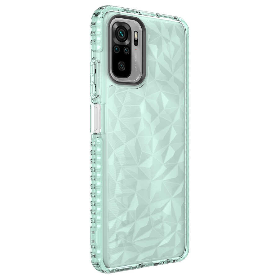 Xiaomi Poco M5S Kılıf Zore Buzz Kapak Yeşil