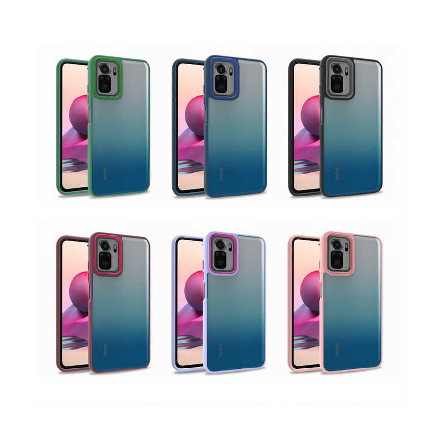 Xiaomi Poco M5S Kılıf Zore Flora Kapak Siyah