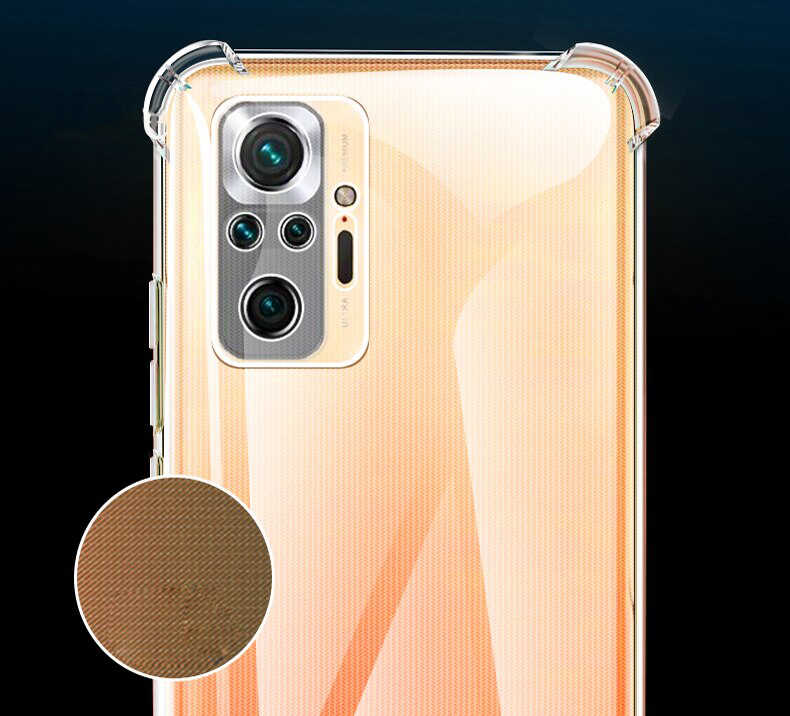Xiaomi Poco M5S Kılıf Zore Kamera Korumalı Nitro Anti Shock Silikon Renksiz