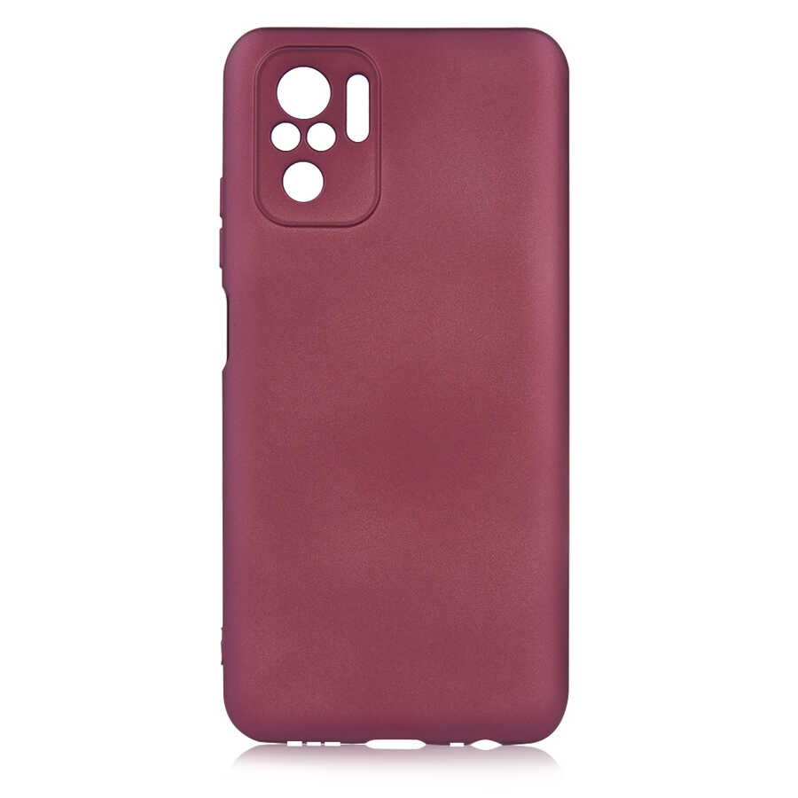 Xiaomi Poco M5S Kılıf Zore Premier Silikon Kapak Mürdüm