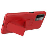 Xiaomi Poco M5S Kılıf Zore Qstand Kapak Lacivert