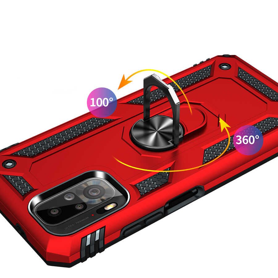 Xiaomi Poco M5S Kılıf Zore Vega Kapak Gold