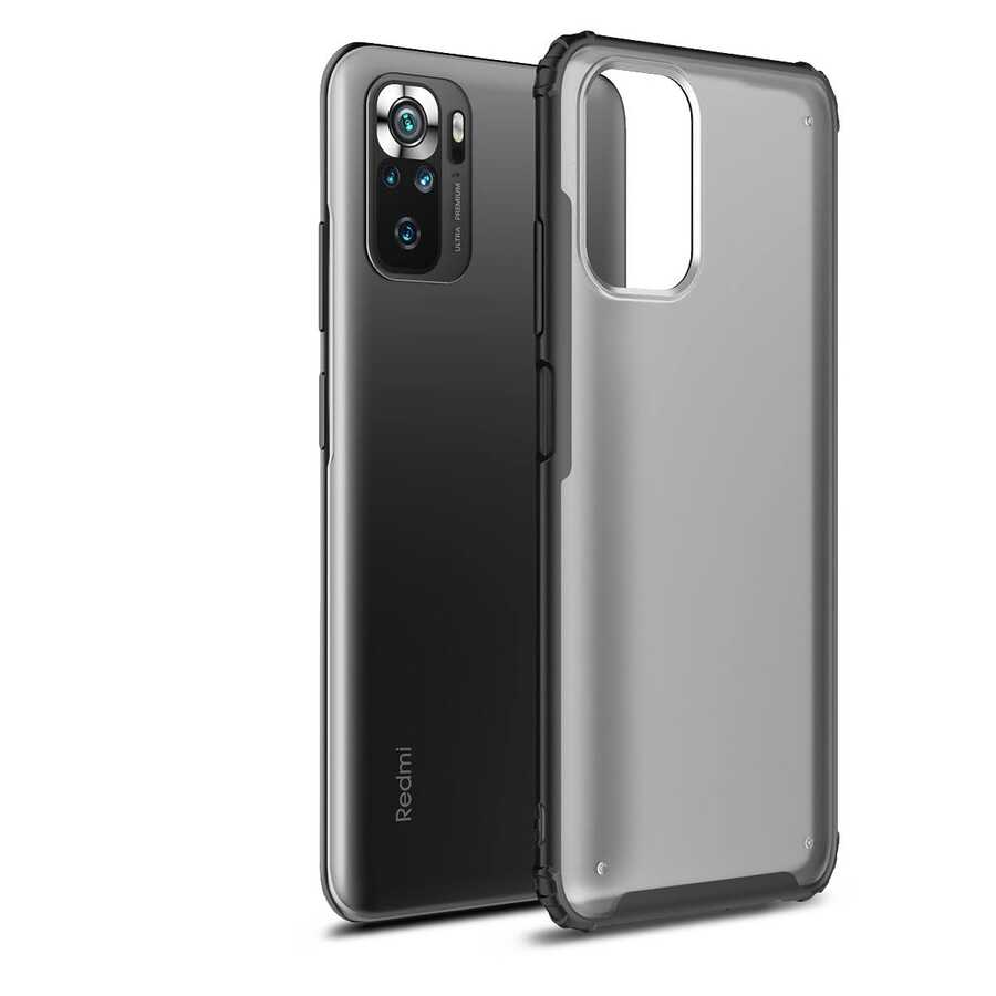 Xiaomi Poco M5S Kılıf Zore Volks Kapak Siyah