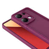 Xiaomi Poco M6 Pro 4G Kılıf Kamera Korumalı Zore Ananas Kapak Mürdüm