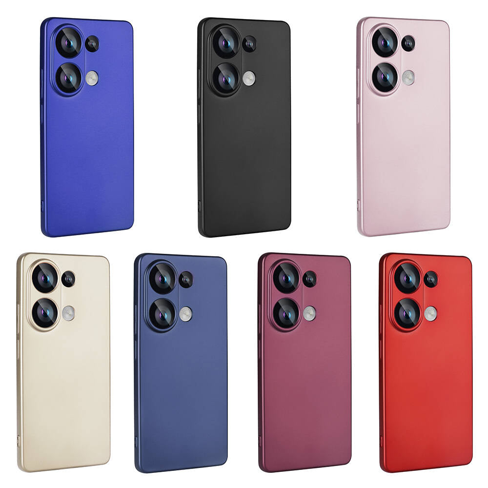 Xiaomi Poco M6 Pro 4G Kılıf Zore Premier Silikon Kapak Rose Gold