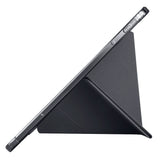 Xiaomi Poco Pad Kılıf Zore Tri Folding Kalem Bölmeli Standlı Kılıf Mor
