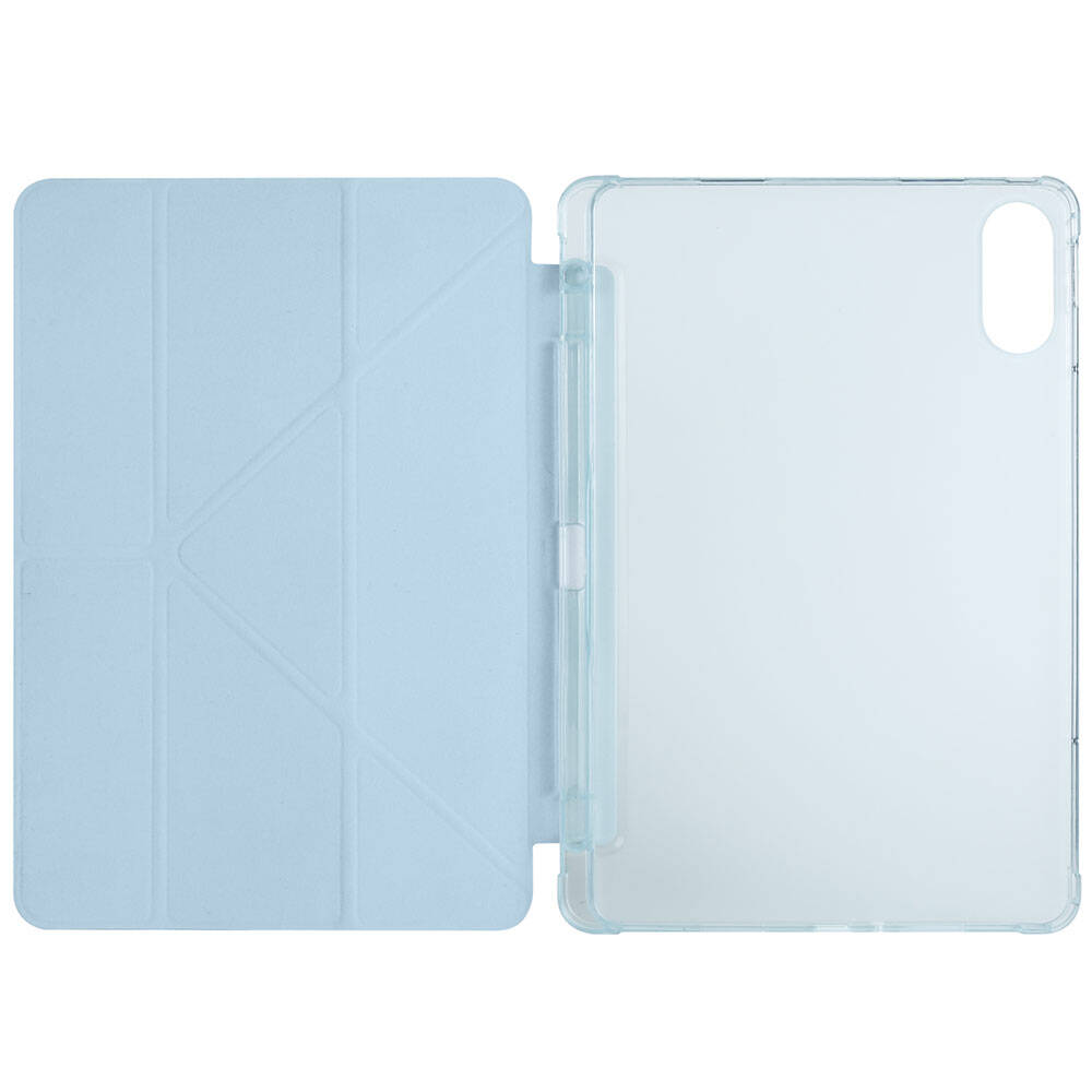 Xiaomi Poco Pad Kılıf Zore Tri Folding Kalem Bölmeli Standlı Kılıf Mor