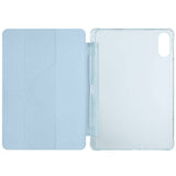 Xiaomi Poco Pad Kılıf Zore Tri Folding Kalem Bölmeli Standlı Kılıf Mor