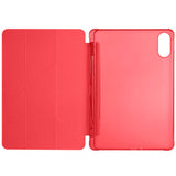 Xiaomi Poco Pad Kılıf Zore Tri Folding Kalem Bölmeli Standlı Kılıf Mor