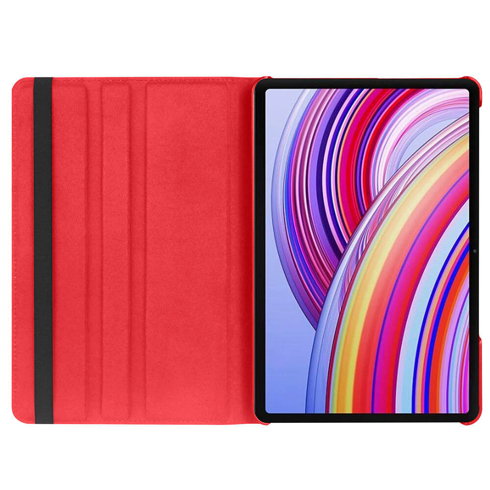 Xiaomi Poco Pad Zore Dönebilen Standlı Kılıf Mavi