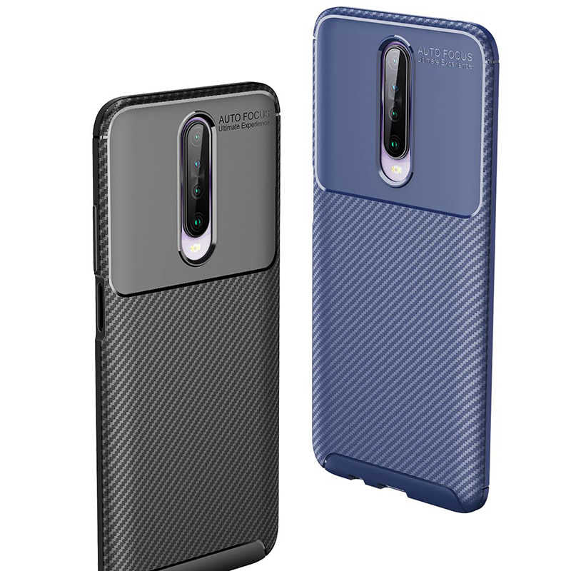 Xiaomi Poco X2 Kılıf Zore Negro Silikon Kapak Kahverengi
