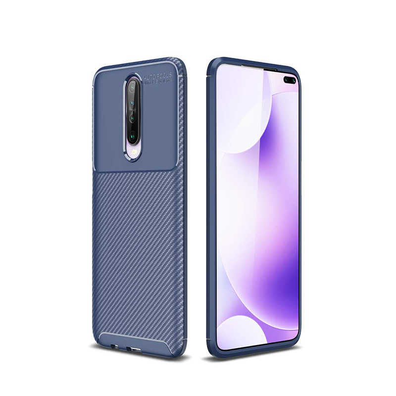 Xiaomi Poco X2 Kılıf Zore Negro Silikon Kapak Lacivert