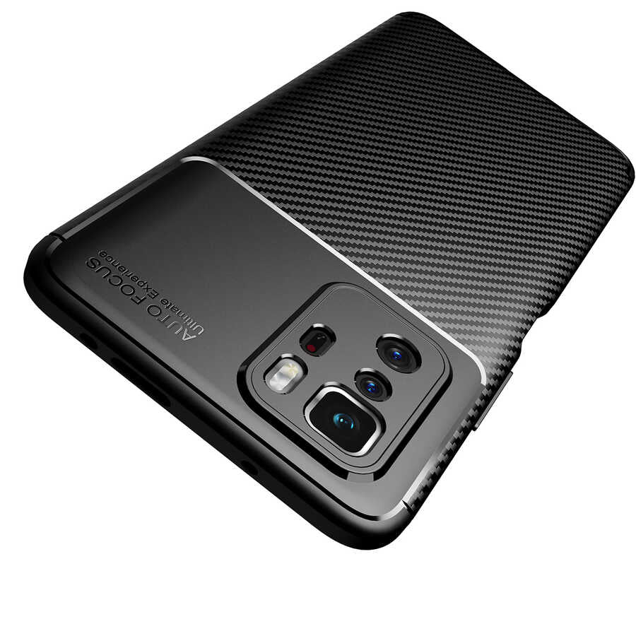Xiaomi Poco X3 GT Kılıf Zore Negro Silikon Kapak Kahverengi