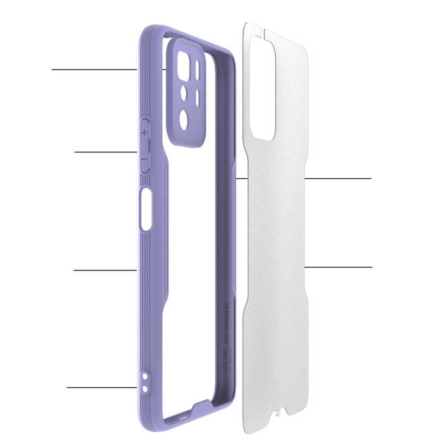 Xiaomi Poco X3 GT Kılıf Zore Parfe Kapak Sarı