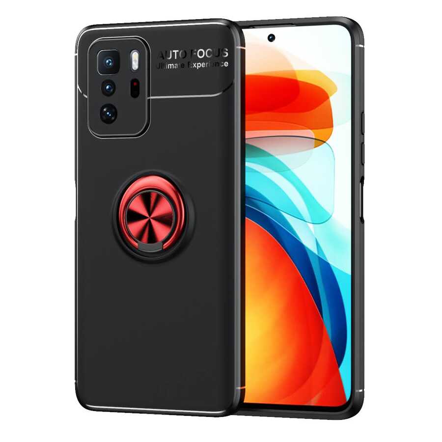Xiaomi Poco X3 GT Kılıf Zore Ravel Silikon Kapak Kırmızı