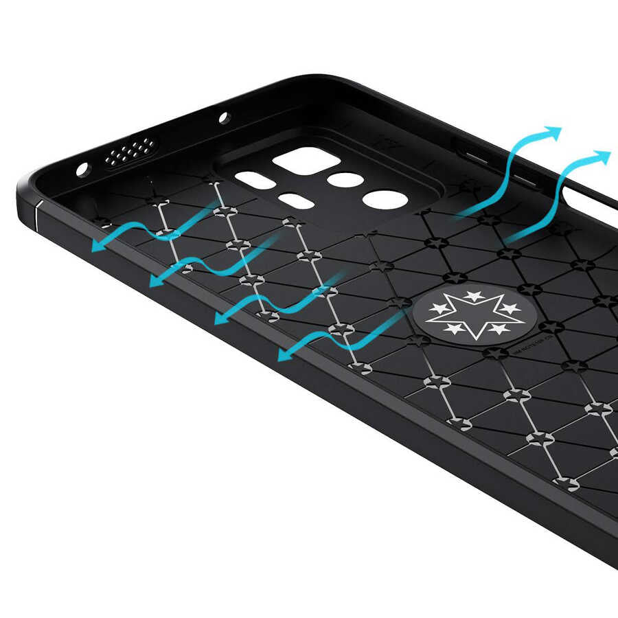 Xiaomi Poco X3 GT Kılıf Zore Ravel Silikon Kapak Kırmızı