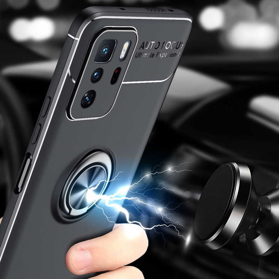 Xiaomi Poco X3 GT Kılıf Zore Ravel Silikon Kapak Siyah