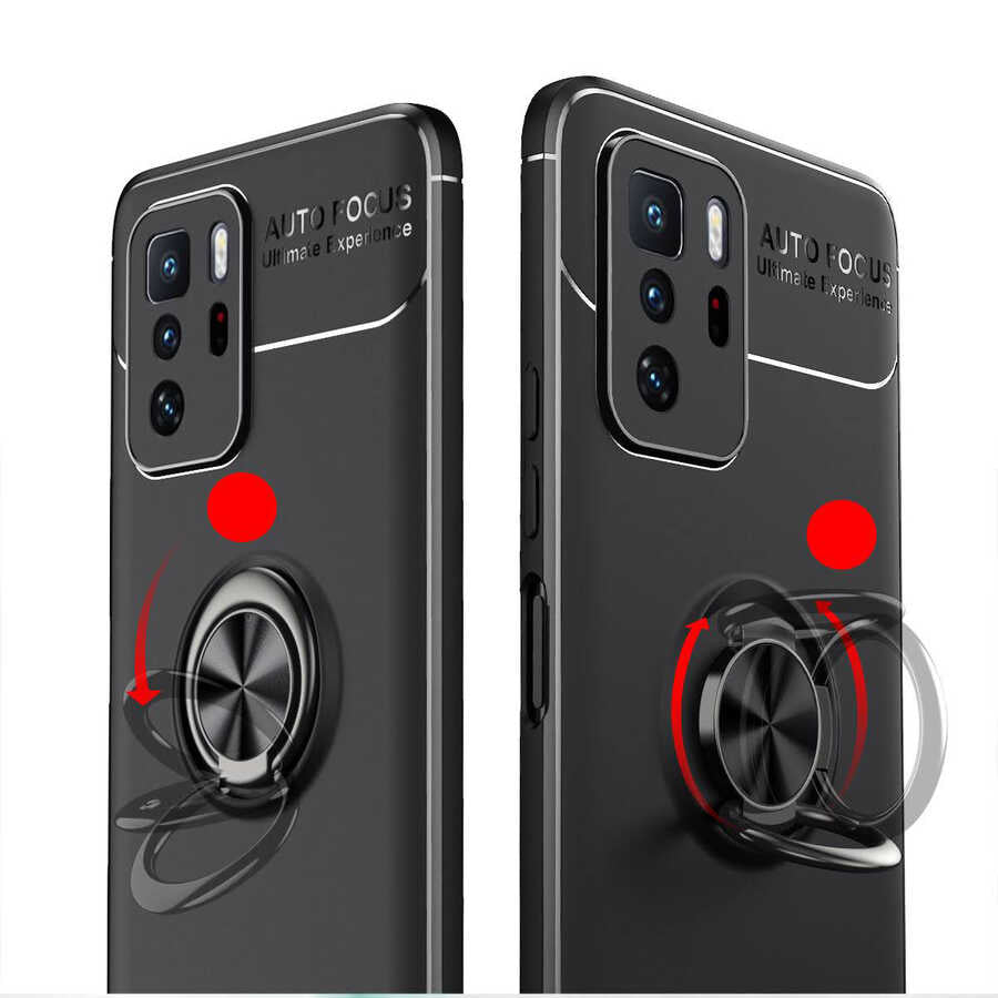 Xiaomi Poco X3 GT Kılıf Zore Ravel Silikon Kapak Kırmızı