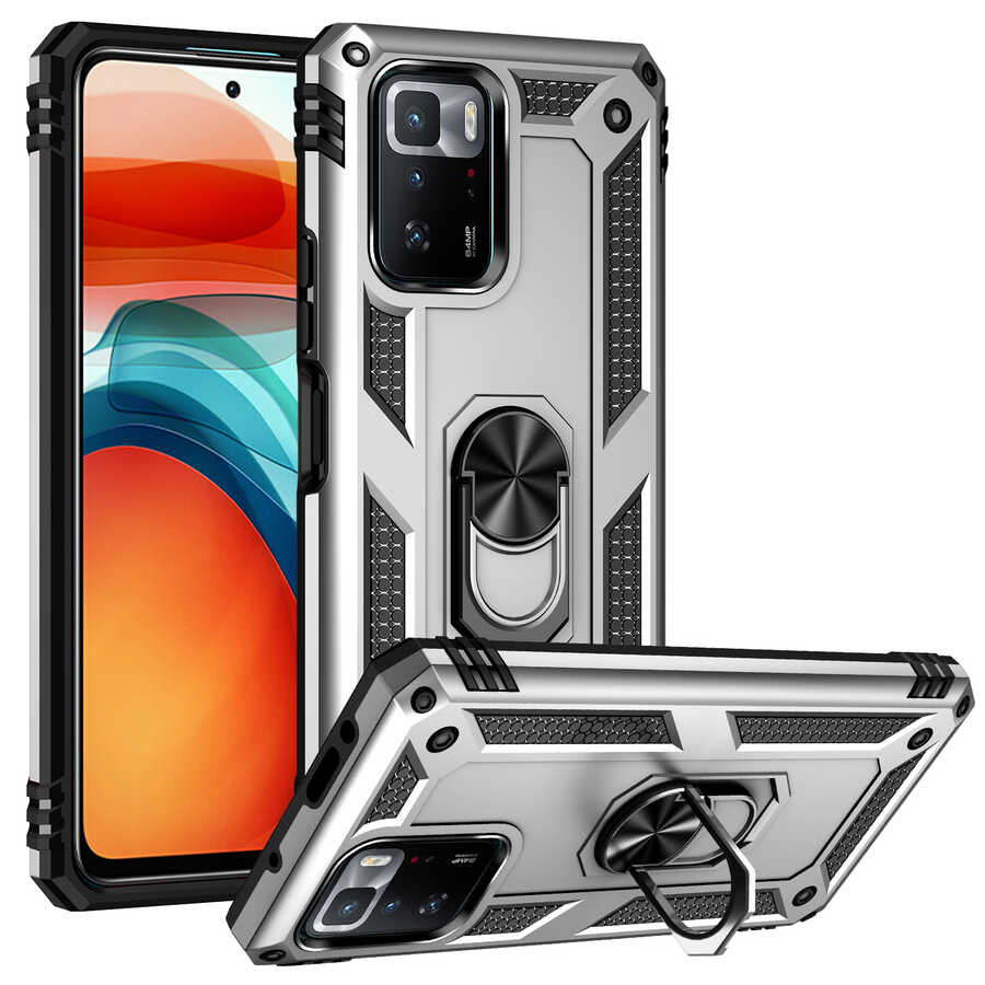 Xiaomi Poco X3 GT Kılıf Zore Vega Kapak Mavi