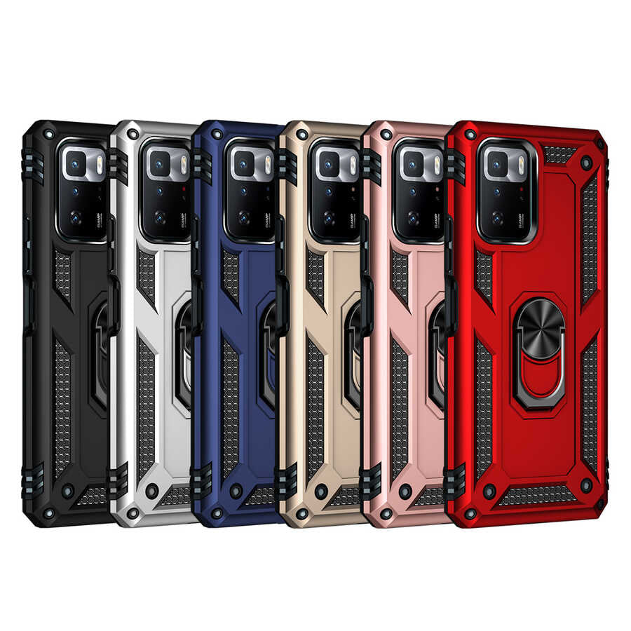 Xiaomi Poco X3 GT Kılıf Zore Vega Kapak Mavi