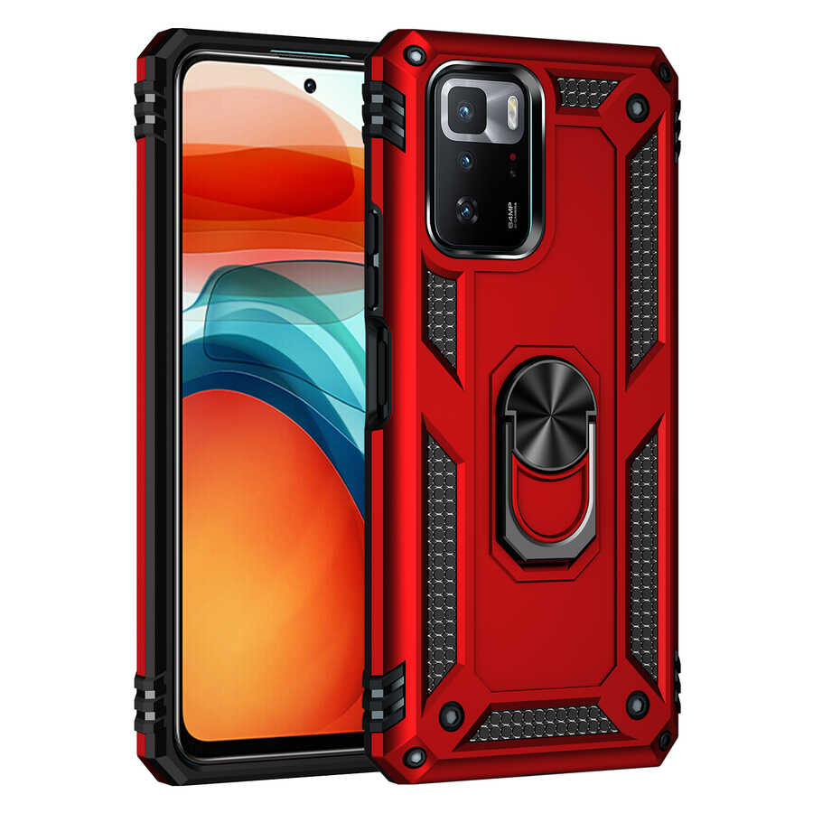 Xiaomi Poco X3 GT Kılıf Zore Vega Kapak Siyah