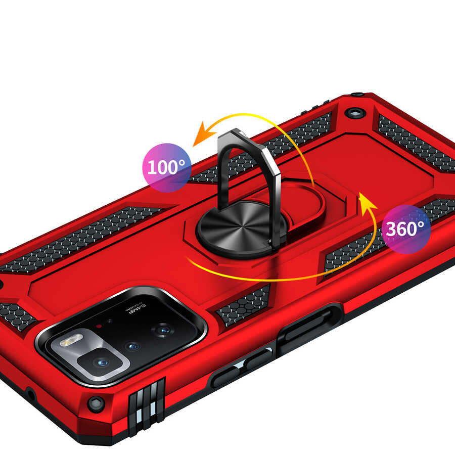 Xiaomi Poco X3 GT Kılıf Zore Vega Kapak Siyah