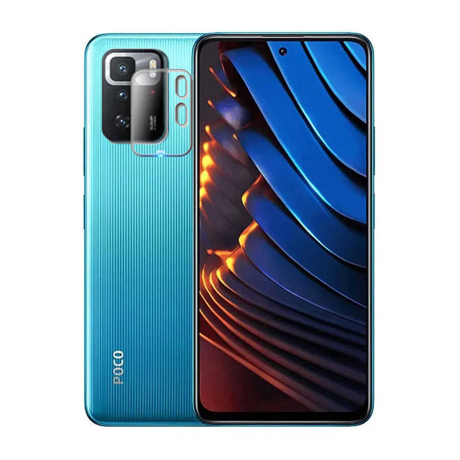 Xiaomi Poco X3 GT Zore Nano Kamera Koruyucu Renksiz
