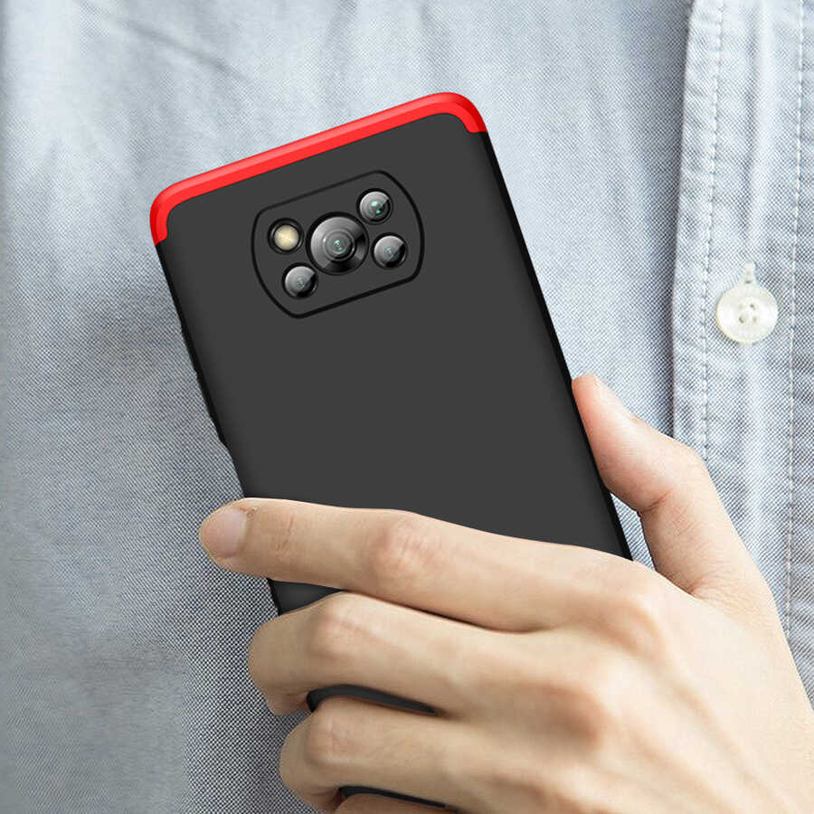 Xiaomi Poco X3 Kılıf Zore Ays Kapak Siyah