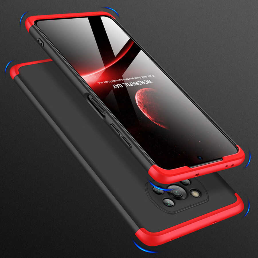Xiaomi Poco X3 Kılıf Zore Ays Kapak Siyah
