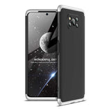 Xiaomi Poco X3 Kılıf Zore Ays Kapak Siyah-Gri