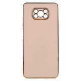 Xiaomi Poco X3 Kılıf Zore Bark Kapak Rose Gold