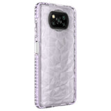 Xiaomi Poco X3 Kılıf Zore Buzz Kapak Mor
