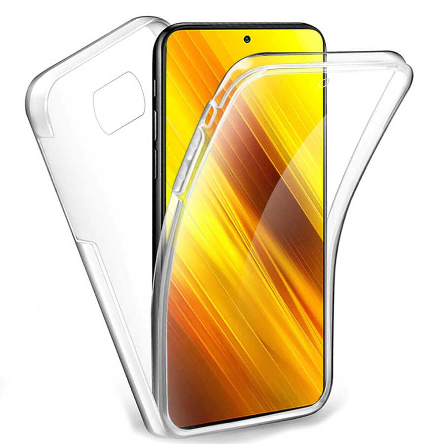Xiaomi Poco X3 Kılıf Zore Enjoy Kapak Renksiz