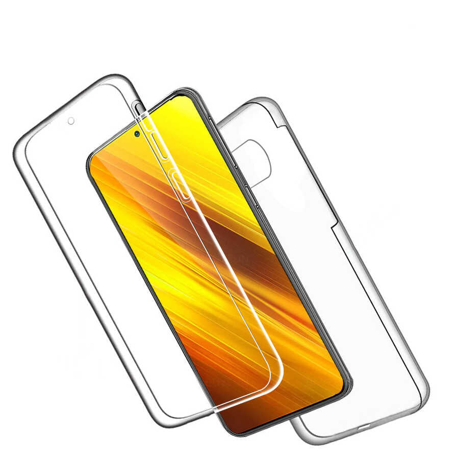 Xiaomi Poco X3 Kılıf Zore Enjoy Kapak Renksiz