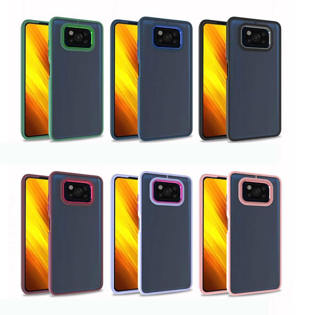 Xiaomi Poco X3 Kılıf Zore Flora Kapak Rose Gold