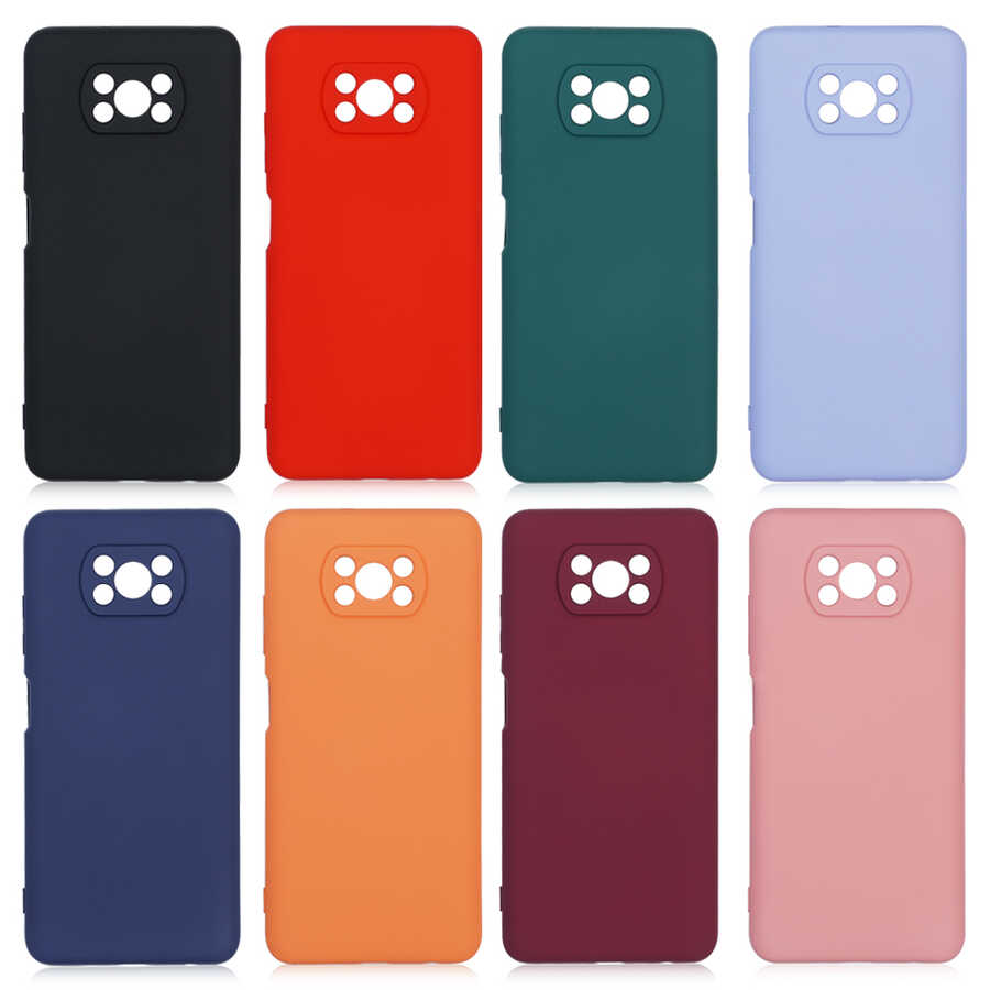 Xiaomi Poco X3 Kılıf Zore Mara Lansman Kapak Siyah