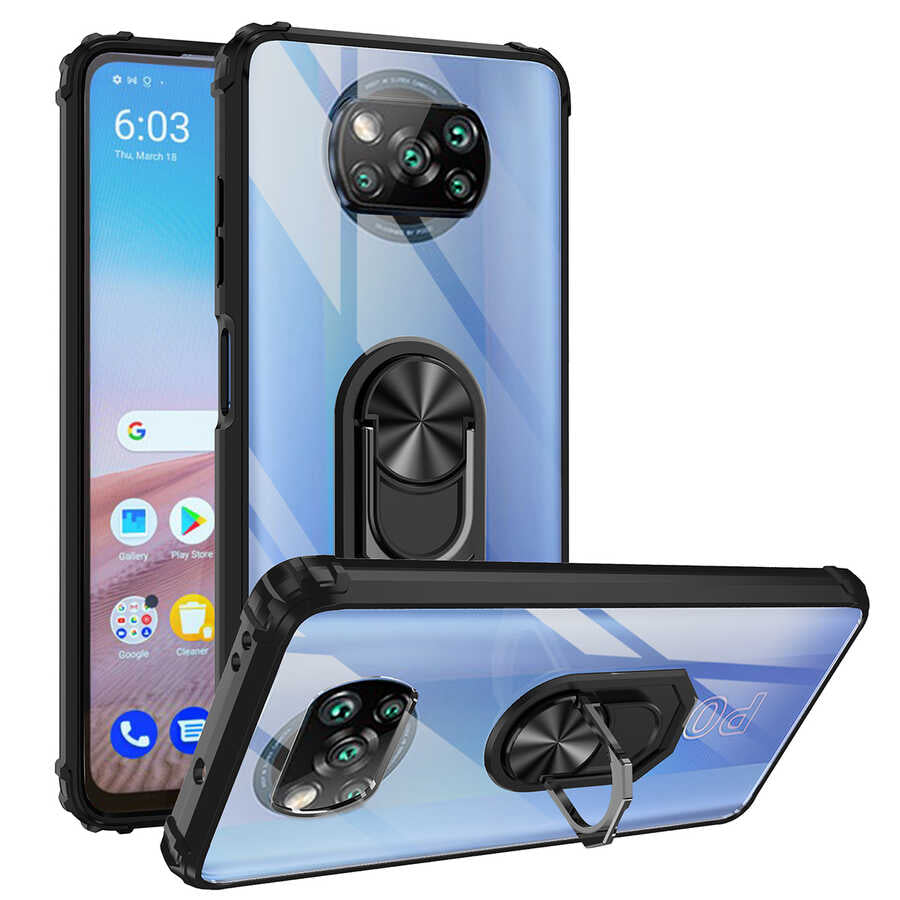Xiaomi Poco X3 Kılıf Zore Mola Kapak Kırmızı