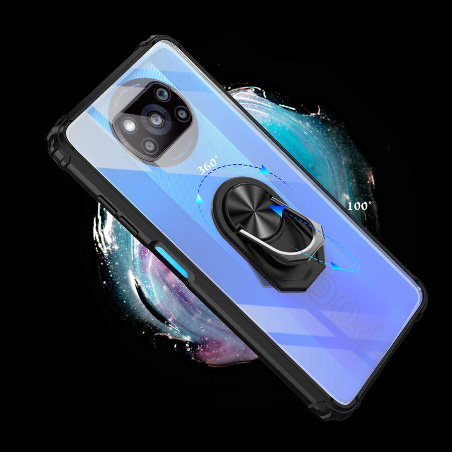 Xiaomi Poco X3 Kılıf Zore Mola Kapak Kırmızı