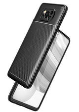 Xiaomi Poco X3 Kılıf Zore Negro Silikon Kapak Kahverengi