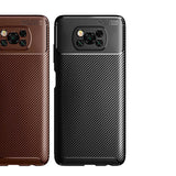 Xiaomi Poco X3 Kılıf Zore Negro Silikon Kapak Kahverengi